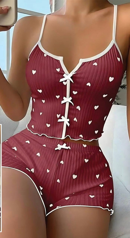تاپ شورتک زنانه پاپیونی کد محصول 1056
